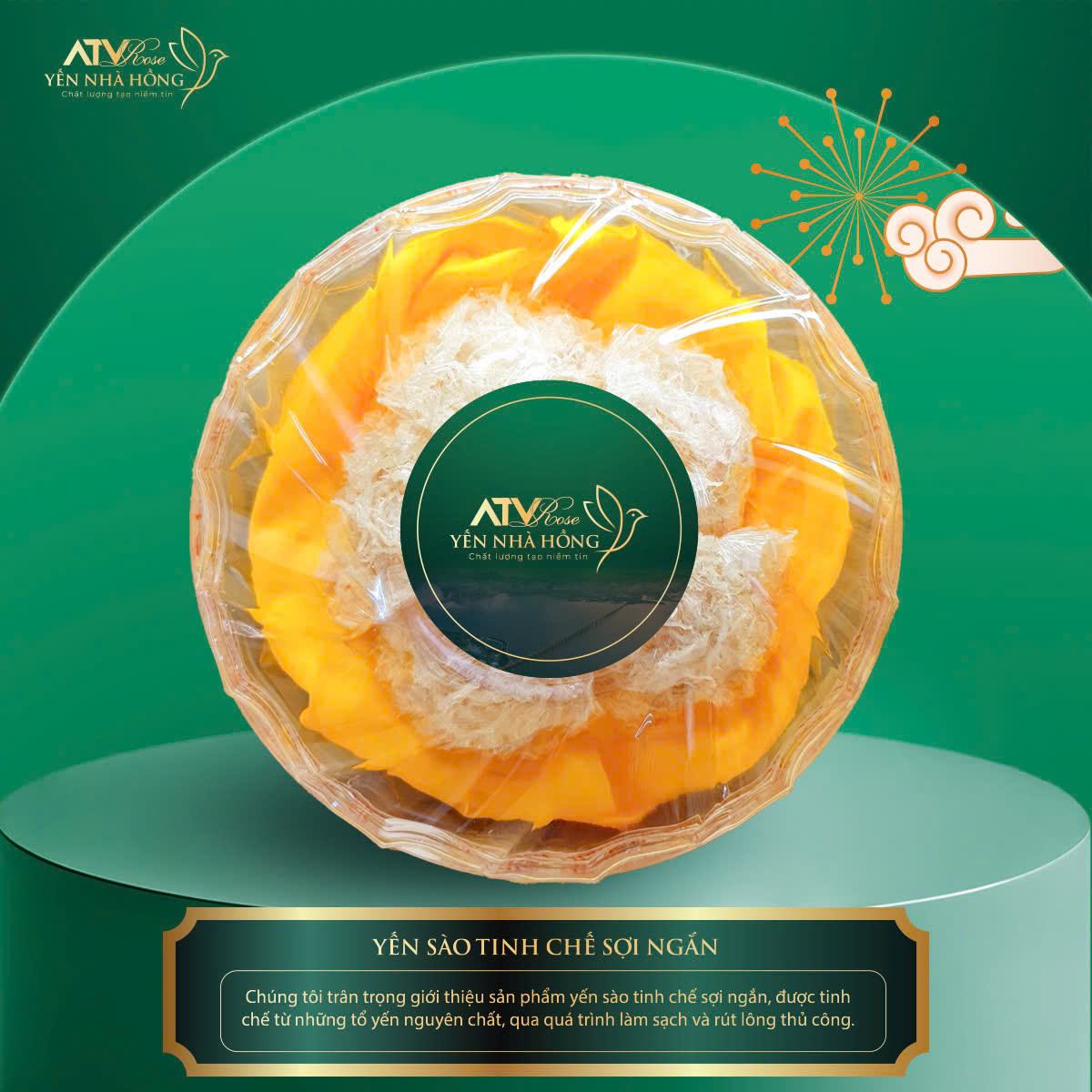 TỔ YẾN TINH CHẾ SỢI NGẮN