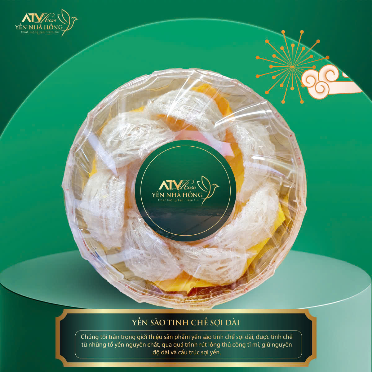 TỔ YẾN TINH CHẾ SỢI DÀI
